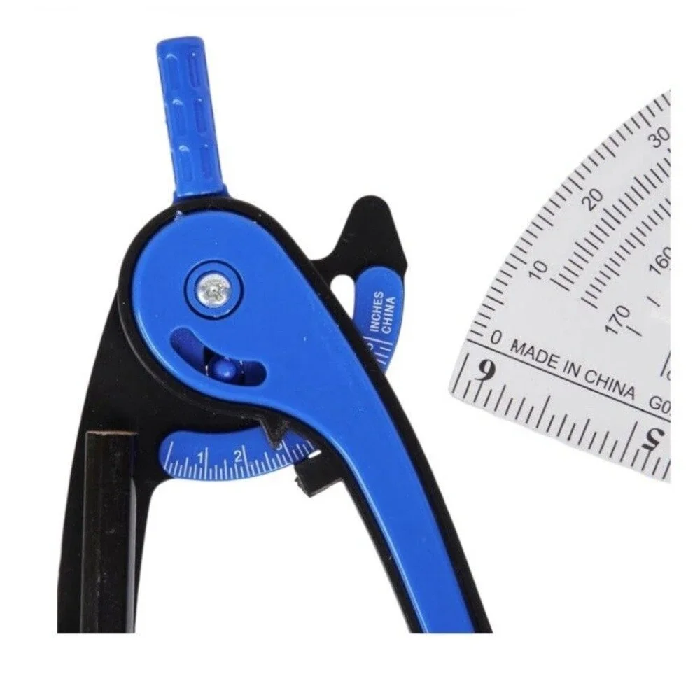 Pen+Gear Plastic Compass and Protractor Set Blue